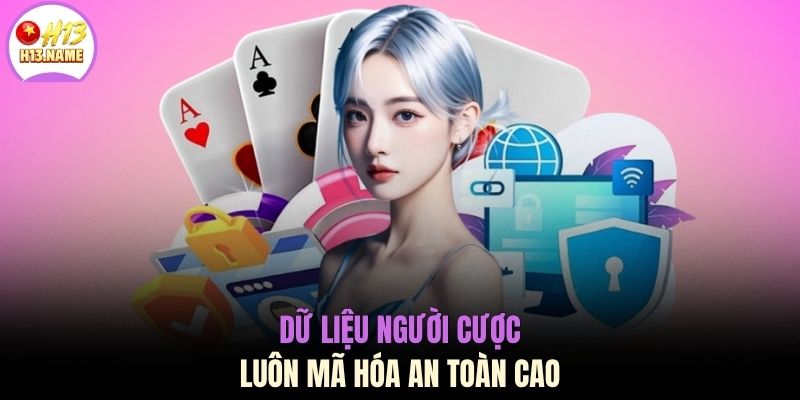 Quyền riêng tư H13 3 Dữ liệu người cược luôn mã hóa an toàn cao
